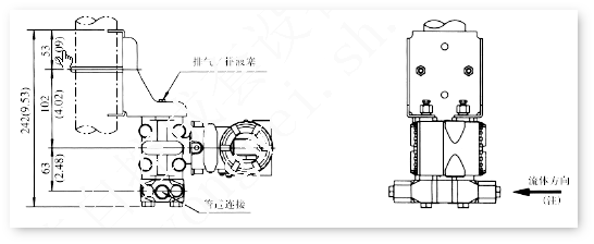 横河EJA310A绝对压力变送器水平安装